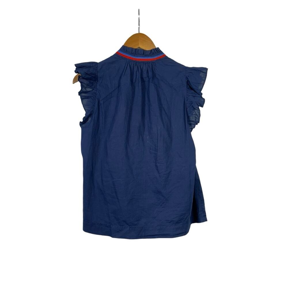 Sundry Flutter Sleeve Button Down Top Size Xs - image 3